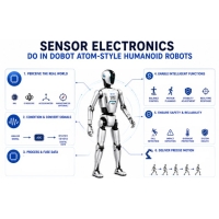 Senzorová elektronika v humanoidných robotoch štýlu DOBOT Atom: IMU, ToF, sila a hmatové snímanie