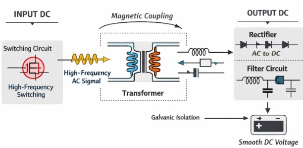 Working Principle of an Isolated Power Converter