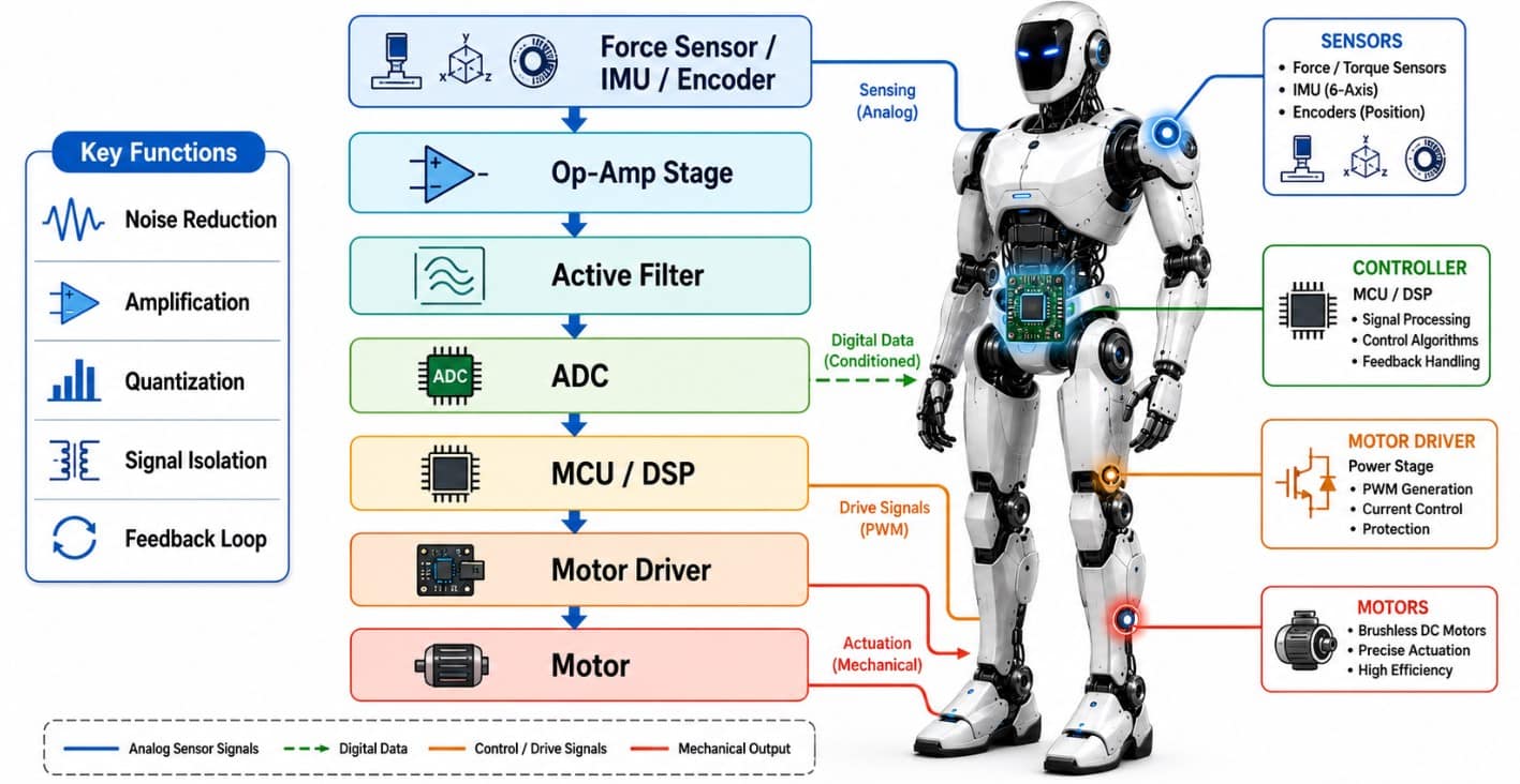 Robotic Signal Conditioning and ADC Signal Chain
